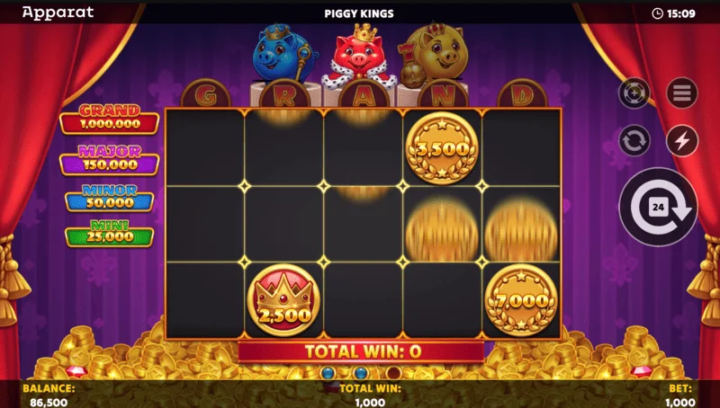 Piggy Kings - layar Beli Fitur dan pilihan pembelian